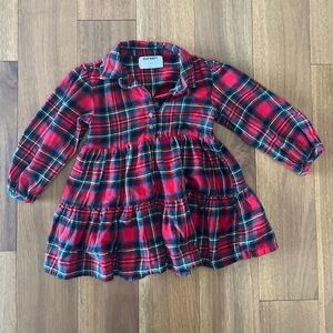 Old Navy Red and Green Plaid Shirt